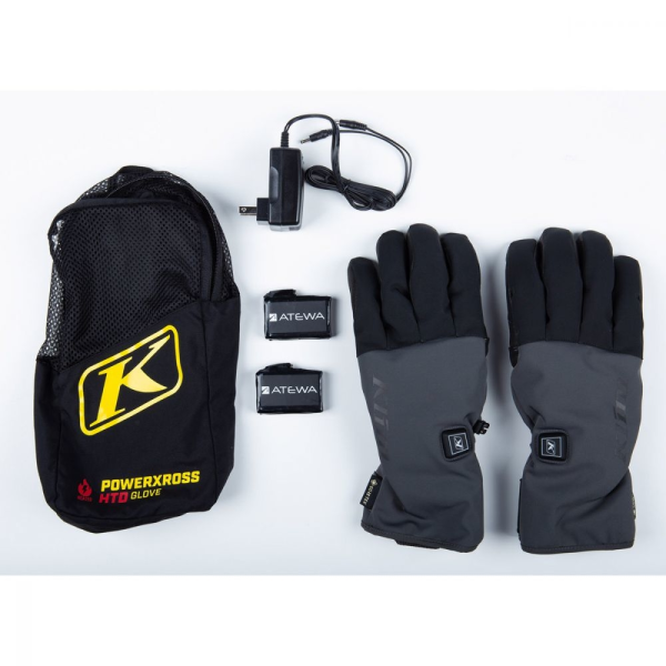 Klim Powerxross HTD aszfaltos motoros kesztyű – fekete, szigetelt, fűthető – fekete S, 1, nordicamoto.ro