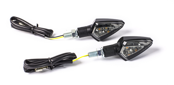 E-marked Smd Led Front Indicators With Front Position  Light Black, 1, nordicamoto.ro