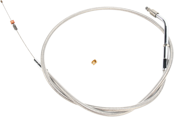 Stainless Steel Throttle/idle Cable Silver Standard, 1, nordicamoto.ro