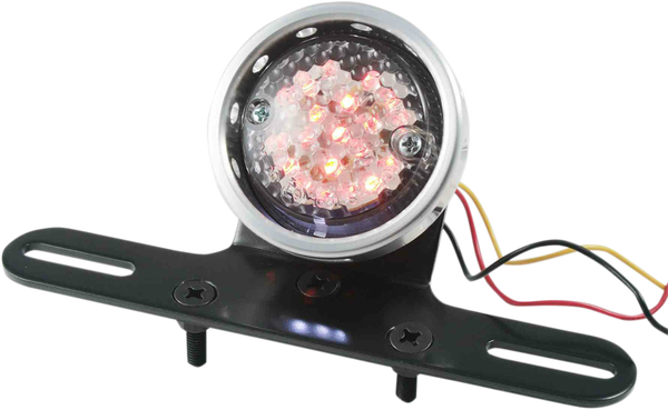 E-marked Taillight With License Plate Light Red, 1, nordicamoto.ro