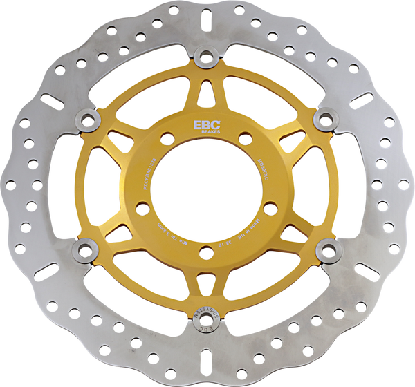 Pro-lite Xc Contour Brake Rotor Aluminum, Gold, Silver, 1, nordicamoto.ro