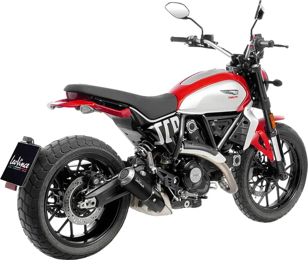LeoVince LV-10 Black Edition Slip-On kipufogórendszer a Ducati Scrambler 800-hoz, 3, nordicamoto.ro