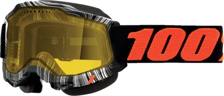 Ochelari Snowmobile 100% Accuri 2 White/Black, 1, nordicamoto.ro