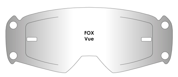 Fox Vue Silver Airscreen lencse, 2, nordicamoto.ro
