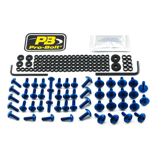 Fairing Bolt Kit For Ducati Blue, 1, nordicamoto.ro