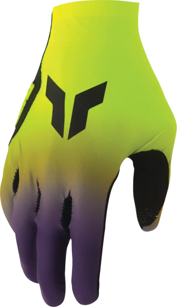 Thor Sportmode Iconic kesztyű, sárga/lila, L-es méret, 1, nordicamoto.ro