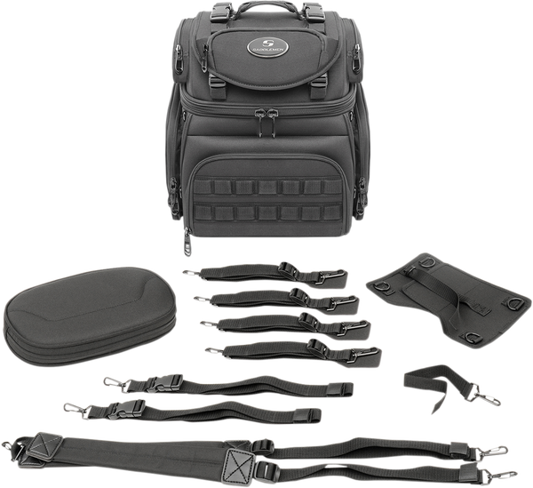 Br1800 Tactical Sissy Bar Bag Black, 3, nordicamoto.ro