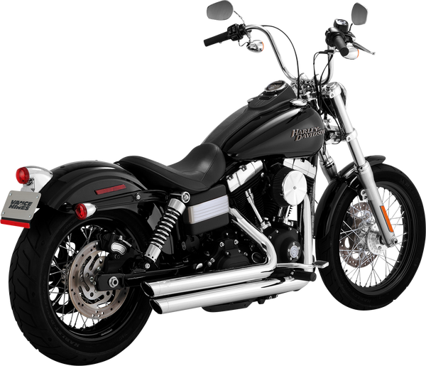 2-into-2 Big Shots Exhaust System Chrome, 2, nordicamoto.ro
