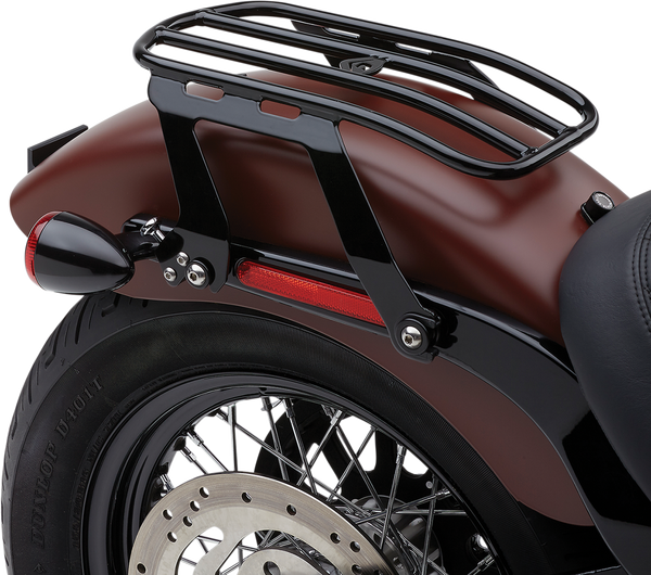 Detachable Solo Luggage Rack Black, 2, nordicamoto.ro