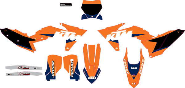 Complete Graphics Kit Orange, 1, nordicamoto.ro