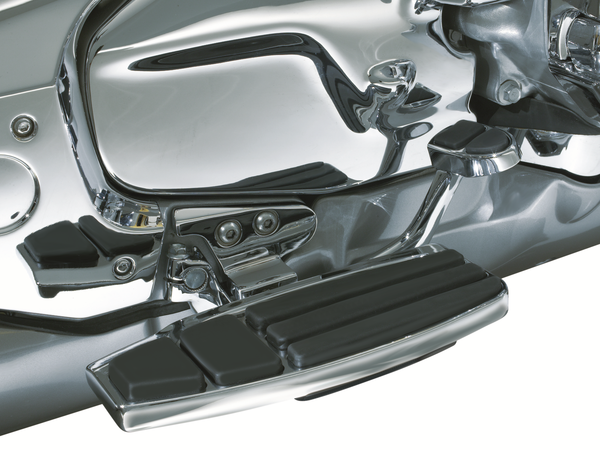 Floorboard Kit Black, Silver, 2, nordicamoto.ro