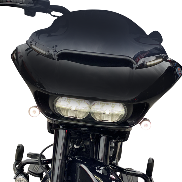 Genesis® 4 Dynamic Led Road Glide® Windshield Trim Black, 2, nordicamoto.ro