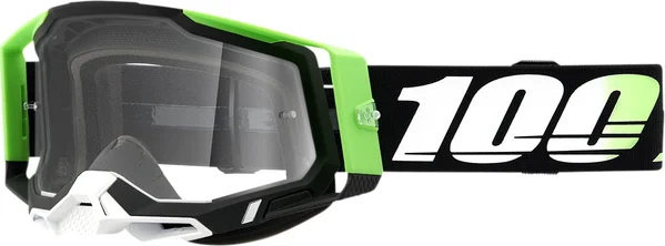 Ochelari 100% Racecraft 2 Kalkuta Lentila clara Green/Black, 1, nordicamoto.ro