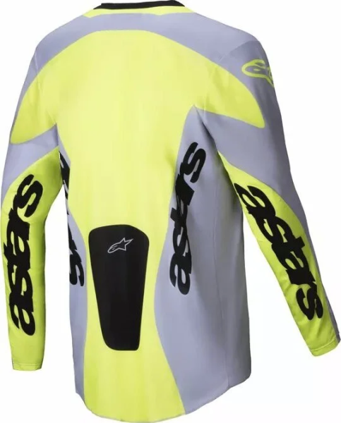 Tricou Alpinestars Racer Veil Gray/Yellow 2XL, 2, nordicamoto.ro