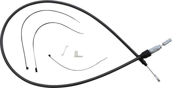 Black Pearl Quick Connect Upper Clutch Cable Black, 1, nordicamoto.ro