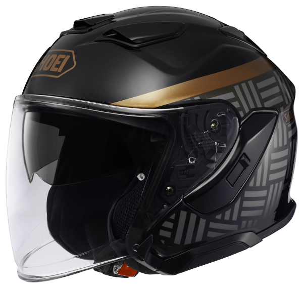 Casca Jet SHOEI J-CRUISE3 Acconic TC-9 Negru/Maro S, 1, nordicamoto.ro