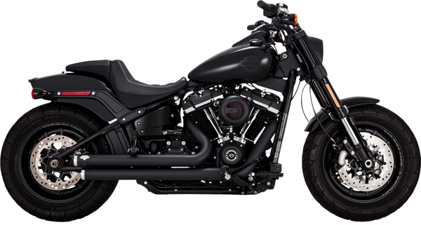 Big Shots Staggered 2-into-2 Exhaust System Black, 5, nordicamoto.ro