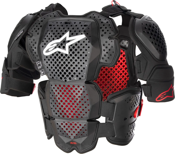 Armura Alpinestars A-10 Roost Guard V2 fekete/piros XS/S, 3, nordicamoto.ro