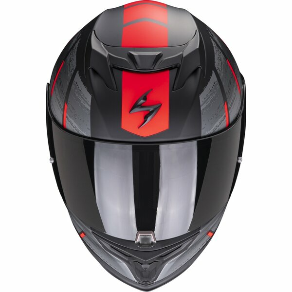 Casca integrala sport/touring SCORPION EXO-520 EVO AIR MAHA Negru mat/Rosu Negru mat/Albastru S, 2, nordicamoto.ro
