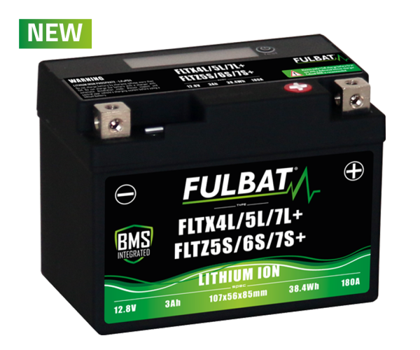 Fulbat lítium motorkerékpár-akkumulátor KTM/HUSQ/GASGAS TBI 24-hez – 3 Ah, 1, nordicamoto.ro