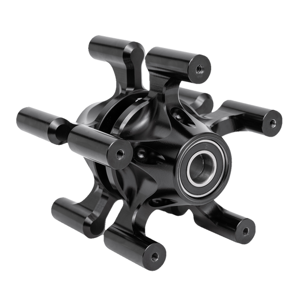 Spider Wheel Hub Black, 4, nordicamoto.ro
