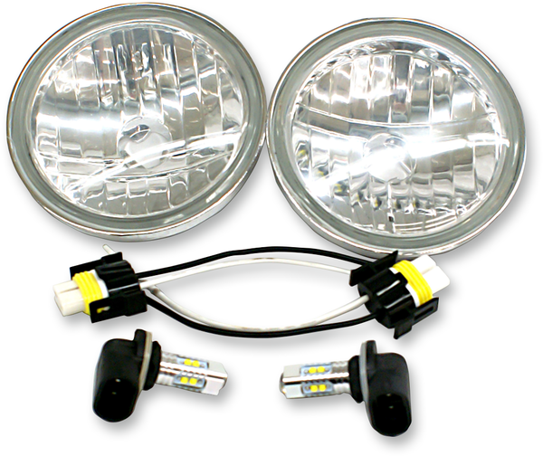 4.5(r) Led Sealed Beam Conversion Kit White, 1, nordicamoto.ro