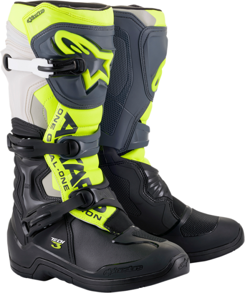 Cizme Alpinestars Tech 3 Black/Yellow 40,5, 2, nordicamoto.ro