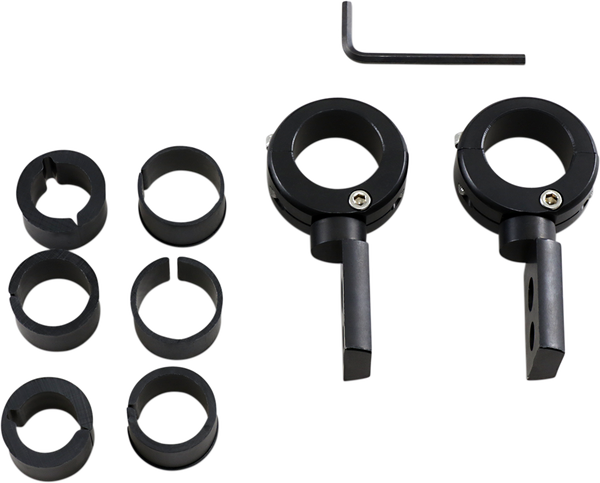 360° X 4 Universal Brackets Black, 2, nordicamoto.ro