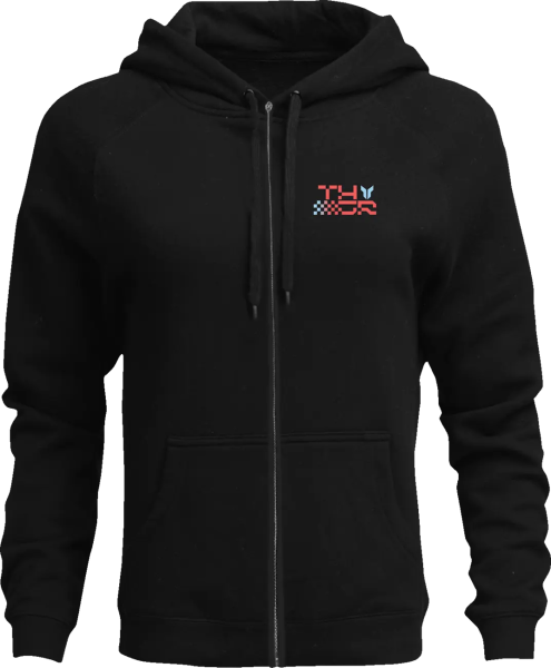 Hanorac Thor Vantage Zip-up Negru XL, 1, nordicamoto.ro