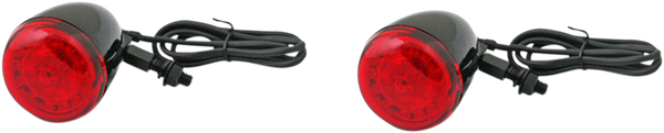Probeam® Universal Led Bullet Bezel Turn Signals Chrome, 1, nordicamoto.ro