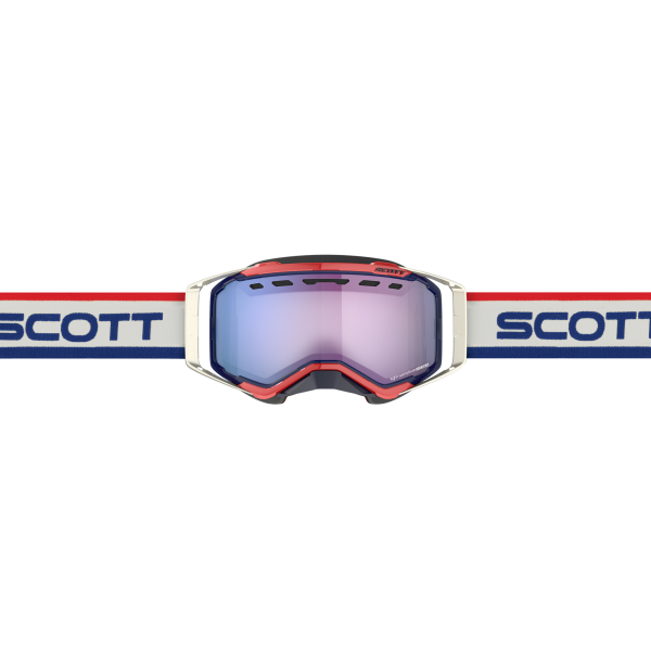 Scott Goggle Prospect Snow Cross LS retro white/blue light sensitive blue chro, 2, nordicamoto.ro