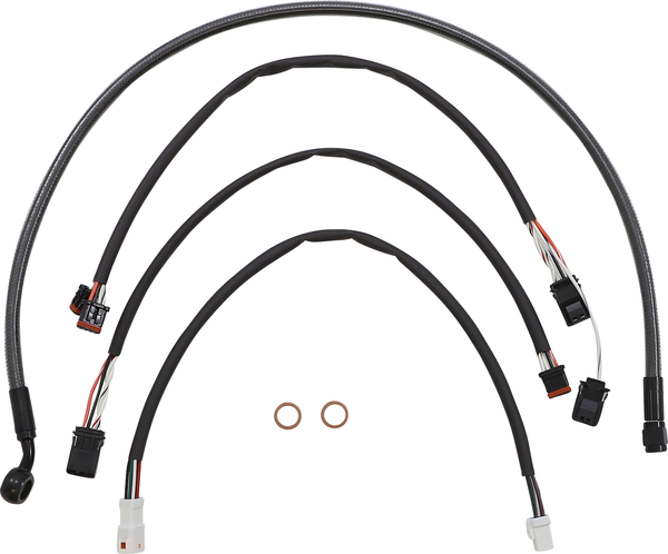 Black Pearl Designer Handlebar Installation Kit Black, 5, nordicamoto.ro