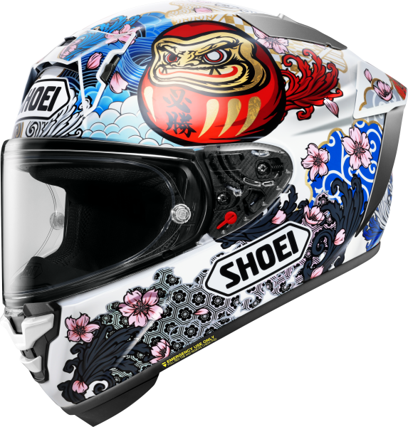 SHOEI X-SPR PRO Marquez Motegi5 TC-6 teljes arcú sisak, fehér, XL, 1, nordicamoto.ro