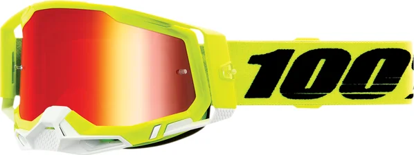 Ochelari 100% Racecraft 2 Yellow Red Mirror ONE SIZE, 1, nordicamoto.ro