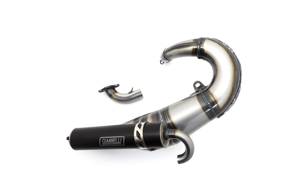 Vintage Exhaust Systems Black, Silver, 1, nordicamoto.ro