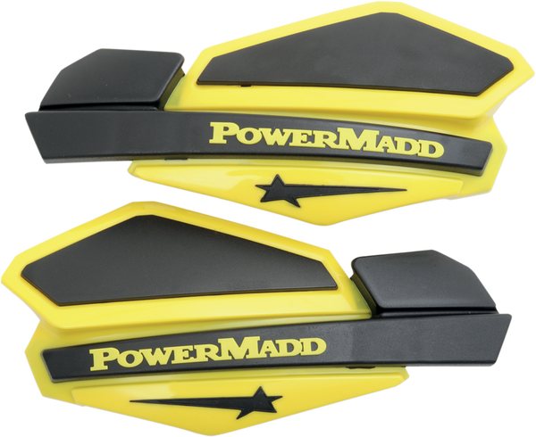 Star Series Handguards Black, Yellow, 1, nordicamoto.ro