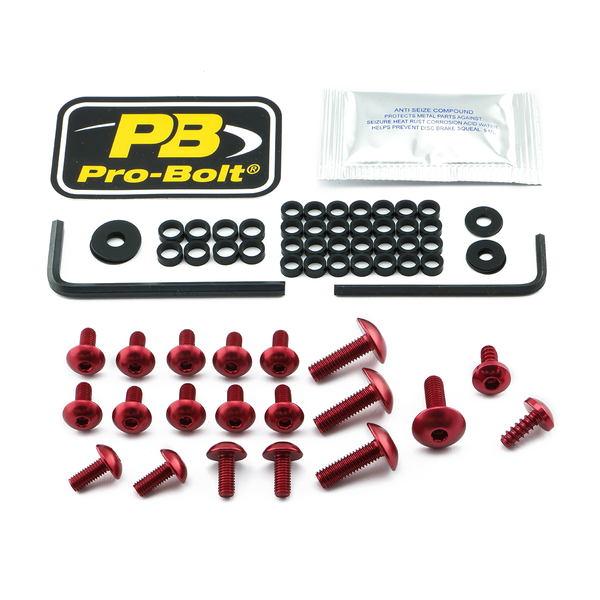 Fairing Bolt Kit For Yamaha Red, 1, nordicamoto.ro