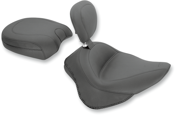 Wide Solo Seat With Removable Backrest Black, 4, nordicamoto.ro