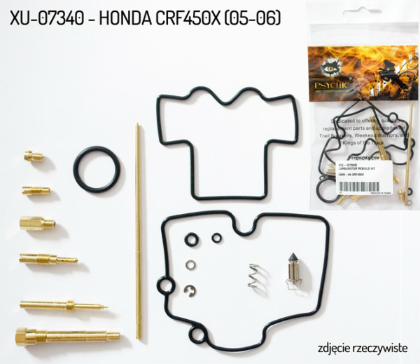 HONDA CRF 450X '05–'06 PSIHIC KARBURÁTOR-JAVÍTÓKÉSZLET (26-1470) (1 KARBURÁTORHOZ), 1, nordicamoto.ro