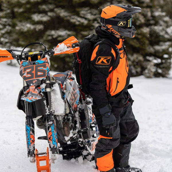 Combinezon Snowmobil Klim Scout Non-Insulated Negru/Gri Tall L, 31, nordicamoto.ro