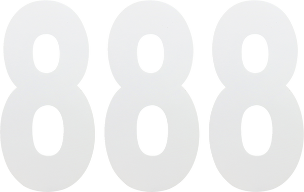 Standard Numbers White, 2, nordicamoto.ro
