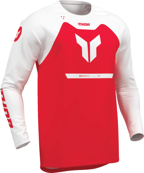 Tricou Thor Ridemode Menace fehér/rózsaszín 2XL, 1, nordicamoto.ro