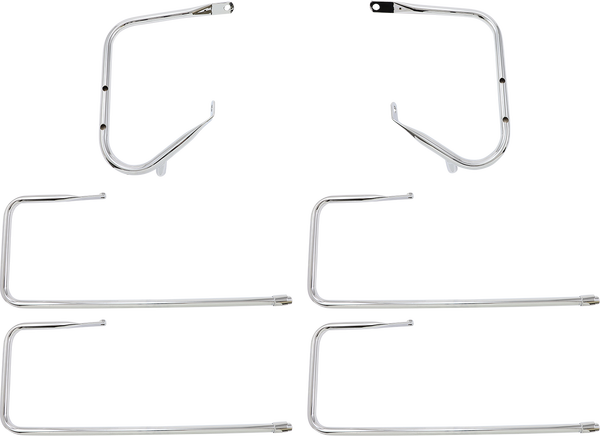 Saddlebag Guard/side Rail Kits Silver, 2, nordicamoto.ro