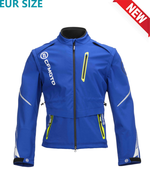 CFMOTO RALLY textil motoros ruhakészlet – kabát + nadrág, kék / sárga, 6, nordicamoto.ro