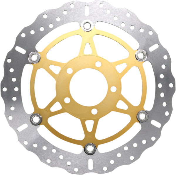 Pro-lite Xc Contour Brake Rotor Aluminum, Gold, Silver, 1, nordicamoto.ro