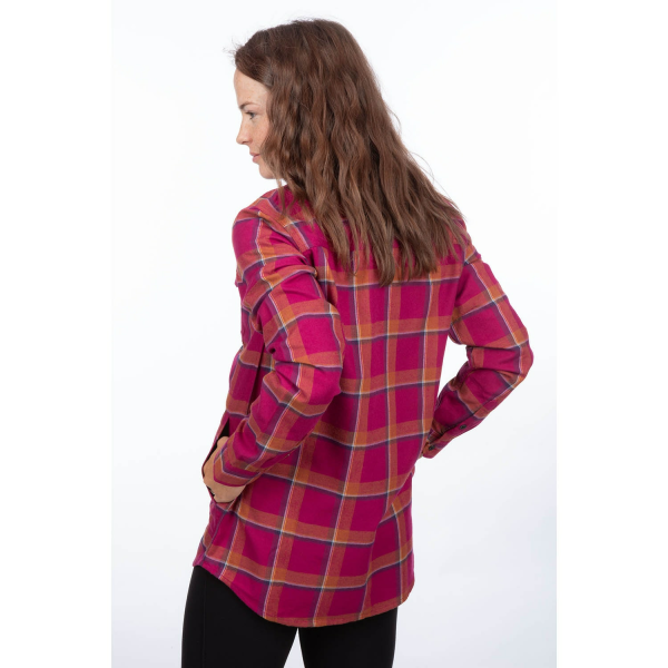 Cămașă flanel damă  Klim Kinsey Midweight Asphalt Heather (Non-Current), 6, nordicamoto.ro