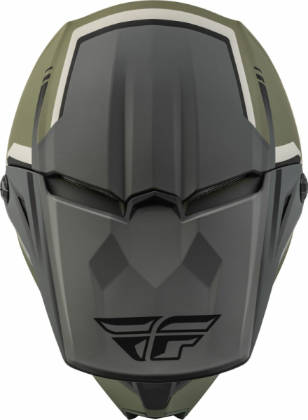 Casca Moto Fly ECE Kinetic Vision Olive/Gri M, 3, nordicamoto.ro
