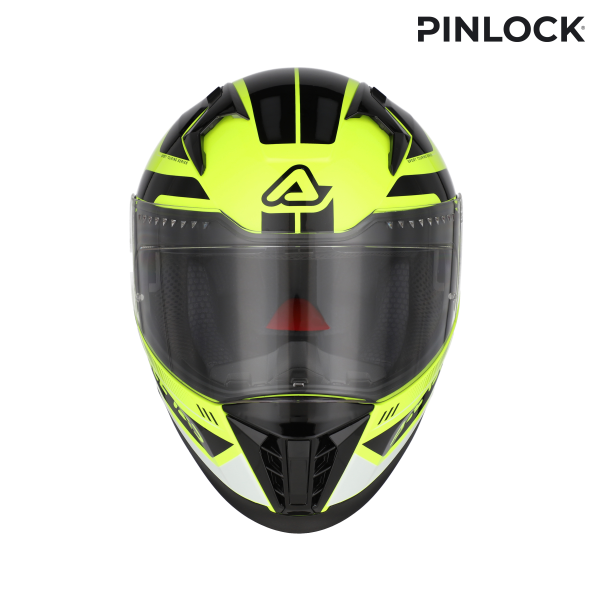 Acerbis X-way Graphic teljes arcú sisak, fluoreszkáló sárga/fekete, M-es méret, 10, nordicamoto.ro