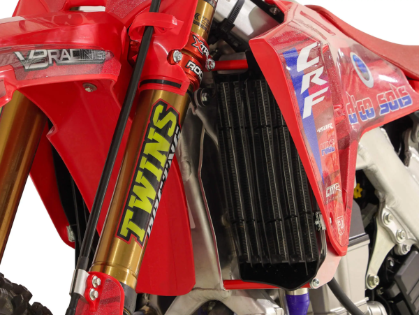 AXP Racing hűtővédő a Honda CRF 450 R/RX/X/RL (2025–2026) modellekhez – alumínium, 4, nordicamoto.ro