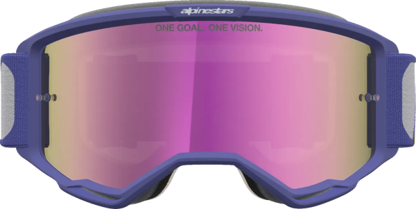 Alpinestars Vision 5 Drag vörös/lila/színezett lencsés védőszemüveg, 4, nordicamoto.ro